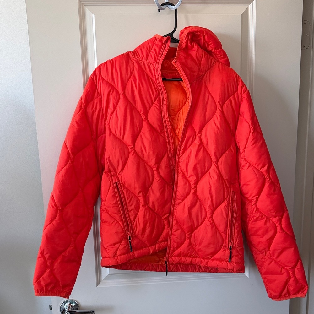 H&M Quilted Jacket in Vibrant Red